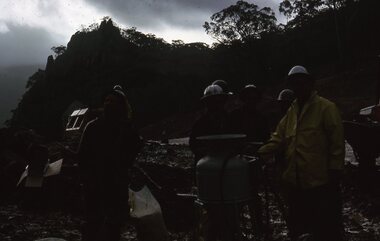 Slide, Ian McCann, Constructing Lake Bellfield