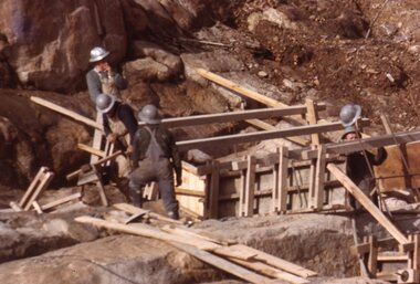 Slide, Ian McCann, Constructing Lake Bellfield