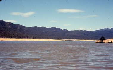 Slide, Ian McCann, Lake Bellfield partially Filled, 1960's