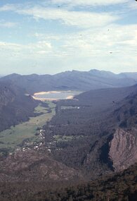 Slide, Ian McCann, Aerial View of Lake Bellfield, 1960's