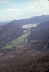Slide, Ian McCann, Aerial View of Lake Bellfield, 1960's