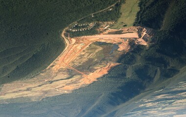 Slide, Ian McCann, Lake Bellfield early construction, 1960's