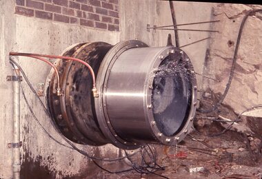 Slide, Ian McCann, Outlet Valve prior to opening, 1960's