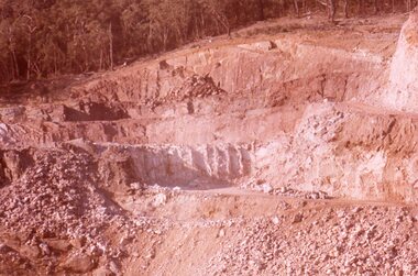 Slide, Ian McCann, Earth Works at the Construction of Lake Bellfield, 1960's