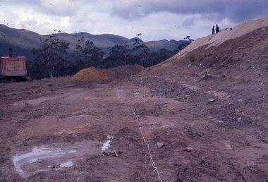 Slide, Ian McCann, Lake Bellfield during Construction, 1960's