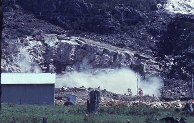 Slide, Ian McCann, Lake Bellfield Uner Construction, 1965