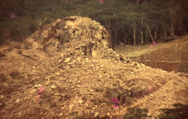 Slide, Ian McCann, Lake Bellfield Under Construction, 1965