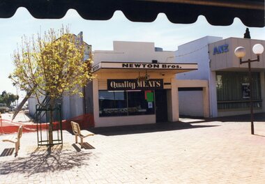 Photograph - Newtons Butchers Shop front, Newtons Butcher Upper Main Street Stawell