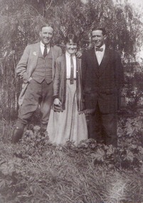 Photograph - Collection of Photos, Family Photo in Fisher Street Stawell circa end of WW1