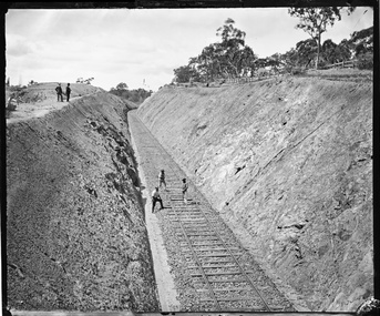 Photograph, Railway Cutting Stawell 1874, 1874