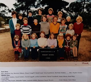 Photograph, Concongella Students 1980, 1980