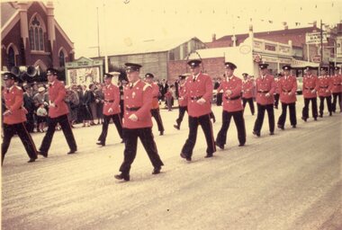 Photograph - Fire Brigade, March Past Methodist Church