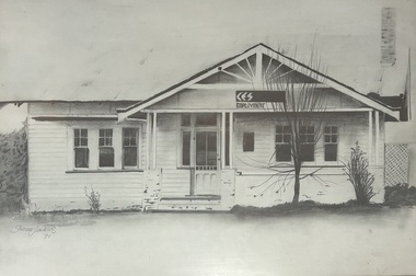 Photograph - Government Office, Mrs Annette Newton ( employee of CES), CES Office in Church Street, 1987
