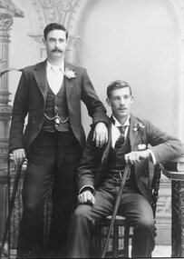 Photograph - Studio Portrait, Bob Grey and Jack Dalziel