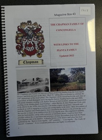 Book - Family History, The Chapman Family of Concongella, 2022