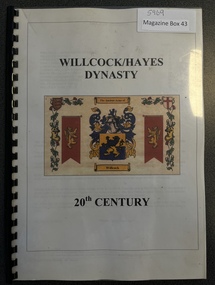 Book - Family History, Willcock / Hayes Dynasty