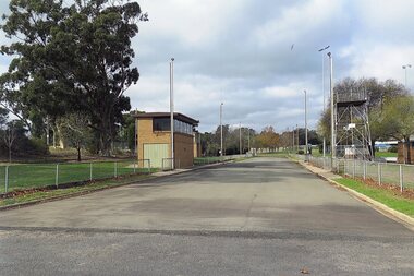 Photograph, Fire Brigade Training Track at North Park 2015 Looking East