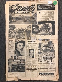 Archive - Newspaper Supplement, Stawell - An Argus Souvenir - 1955