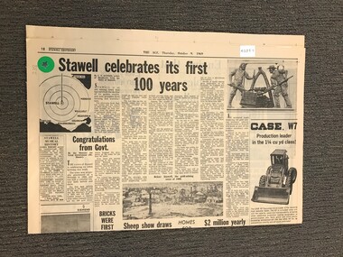 Archive - Newspaper Supplement, Stawell Celebrates its First 100 Years 1969, 09/10/1969