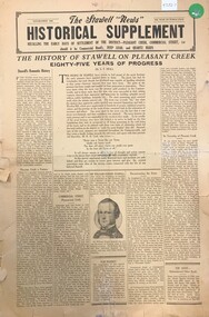 Archive - Newspaper Supplement, The Stawell News Historical Supplement