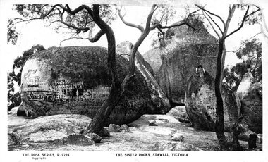 Photograph, Sister Rocks Stawell, 1920's