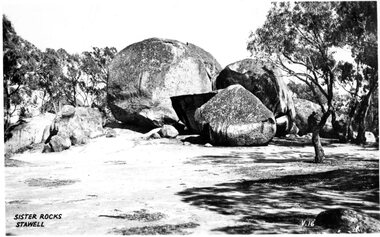 Photograph, Sister Rocks Stawell, 1920's