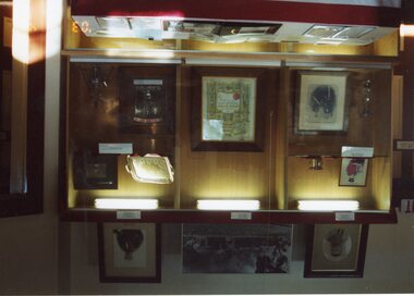 Photograph, Fire Brigade Memorabilia Display -- Coloured