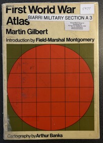 Book - Military Atlas, First World War Atlas, 1970