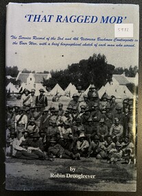 Book - Militaria, That Ragged Mob.  By Robin Droogleever, 2009
