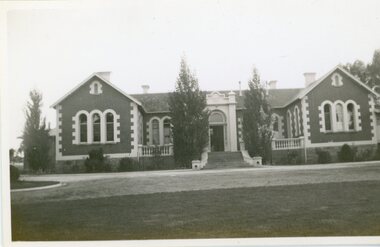 Photograph, Pleasant Creek Special School at the old Pleasant Creek Hospital