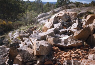 Photograph, Don Rickard, Black Range Quarry Site, 1999