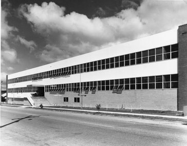 Photograph, Stawell Technical School showing the Gold Reef Campus 1967 similar to 1121-3 no cars