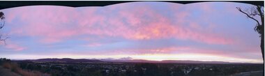 Photograph, Mrs Cheryl Cross, Sunset from Big Hill, Nov 2008