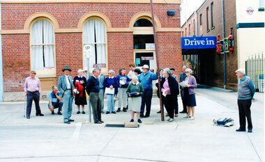 Photograph, Gathering in Main Street