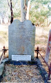 Photograph, Charles Creswick's Grave