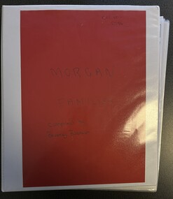 Book - Family History, Morgan Families
