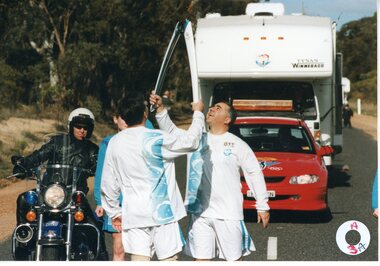 Photograph, Olympic Torch Relay Stawell - Halls Gap