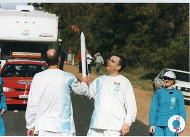 Photograph, Olympic Torch Relay Stawell - Halls Gap