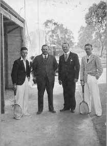 Photograph, Woollen Mill Tennis Court Opening 1936