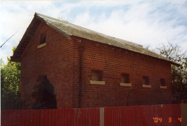 Photograph, Police Superintendent’s Horse Stables --  1 Coloured
