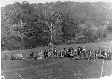 Photograph, Girl Guides in bush setting