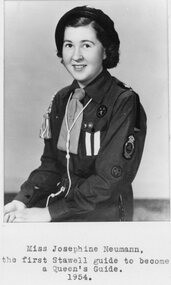 Photograph, Stawell's First Queens Guide Josephine Neumann