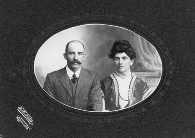 Photograph, Portrait of Charles & Fanny Best