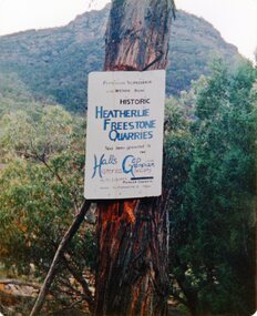 Photograph, Stawell Historical Society, Society visit to Heatherlie Quarry, 1983