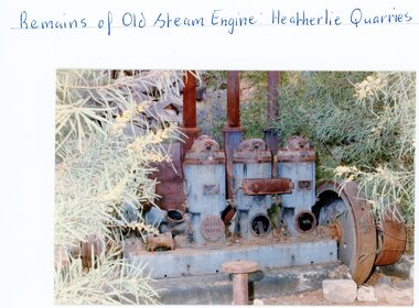 Photograph, Stawell Historical Society, Society visit to Heatherlie Quarry, 1983