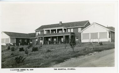 Photograph, Stawell Hospital -- Postcard. Valentine Views 3235