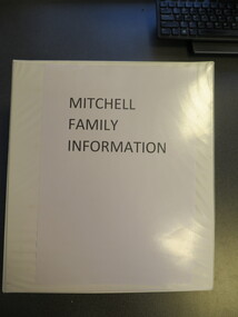 Book, Mitchell Family Information.  Family History Information