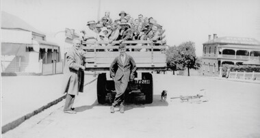 Photograph, Slavation Army setting off for a Corp Picnic