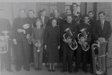 Photograph, Salvation Army Brass Band