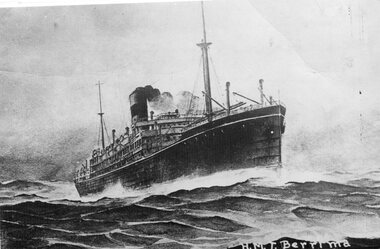 Photograph, Private Allan Victor Mills, W W 1 Ship HMAT Berrima & the 3rd Pioneer Battalion photo -- 3 Photos